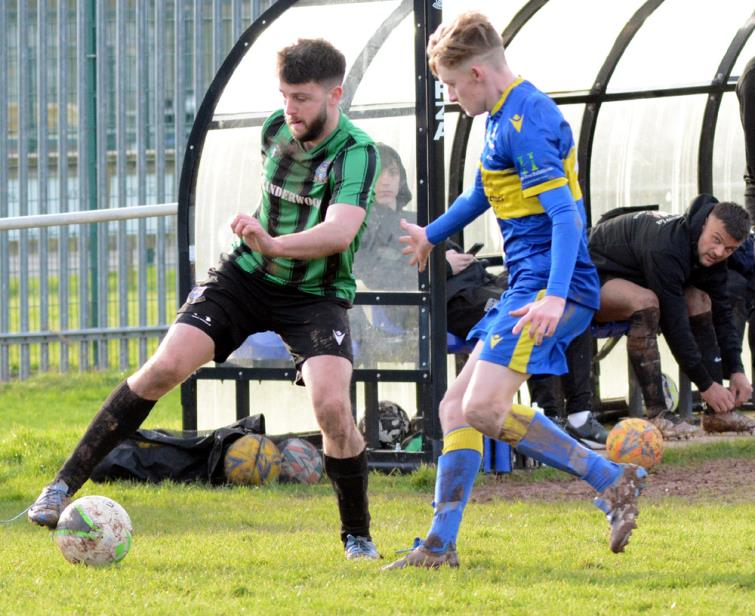 Shane Walsh in action against Seaside at the Obs